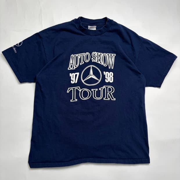 90s Mercedes Benz Tee (navy)