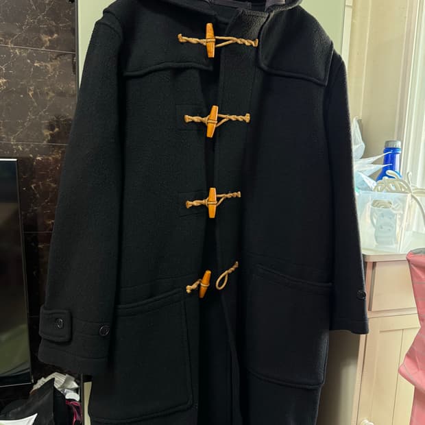 글로버올 더플코트 떡볶이코트 다크네이비L