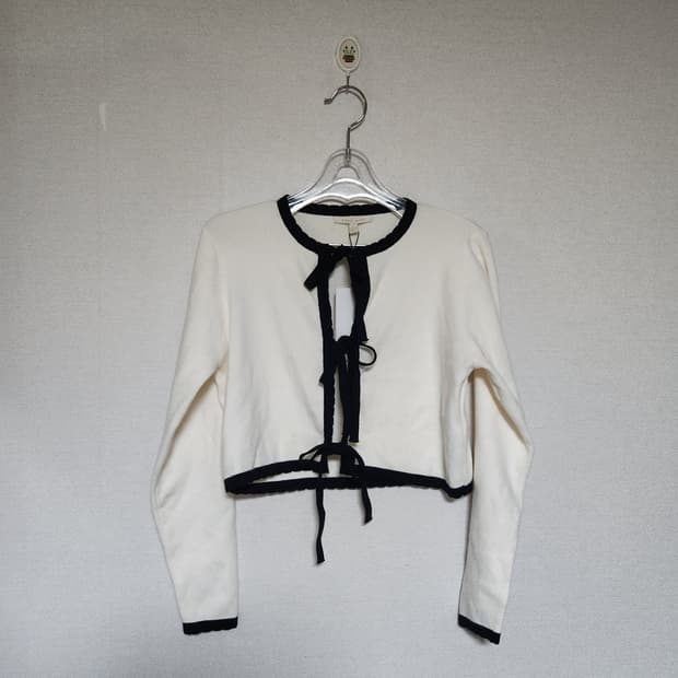 텍새옷 플라스틱아일랜드 리본 가디건 85