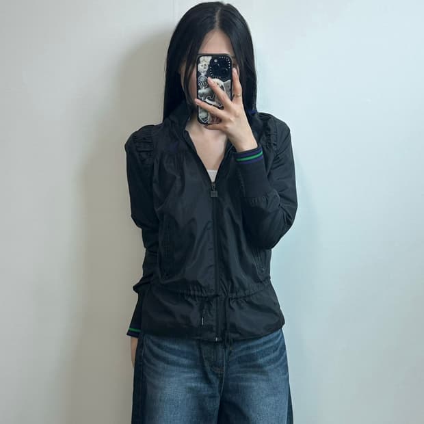 아디다스 00s 토너먼트 에디션 셔링 블랙 바람막이