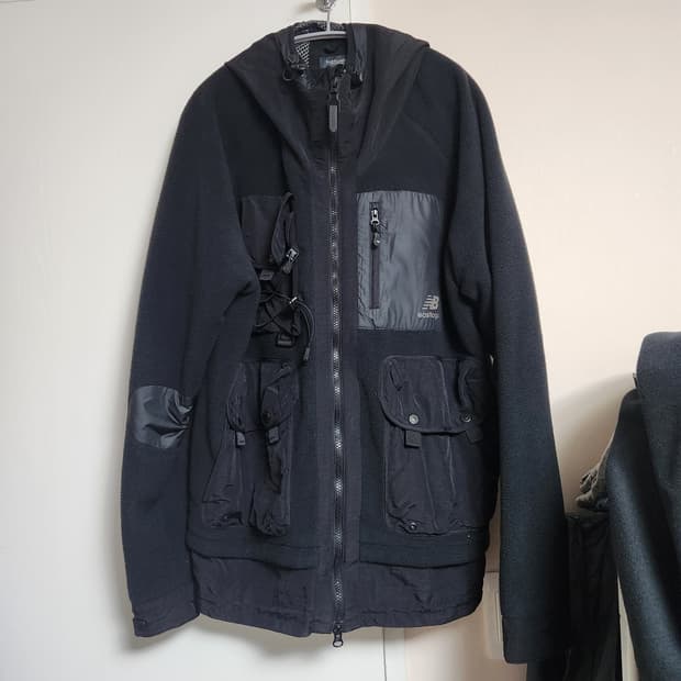 뉴발란스 x 이스트로그 XL 후디드 후리스 자켓