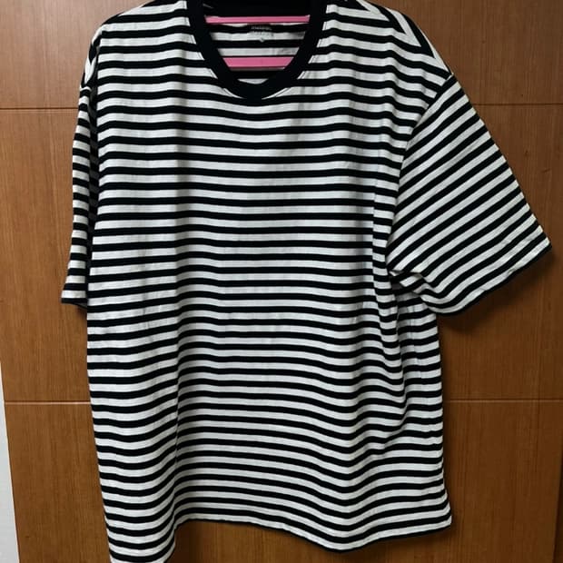 [3XL] 무탠다드 반팔 티셔츠 스트라이프 줄무늬