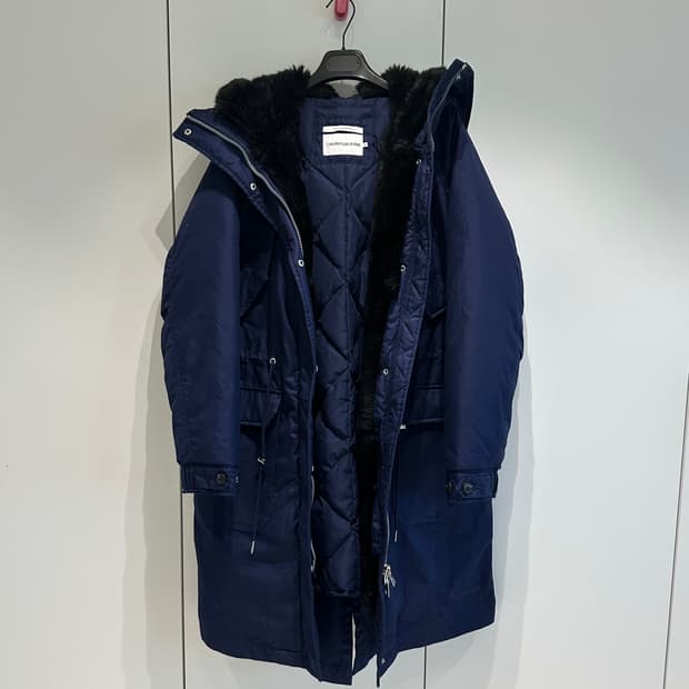 라프시몬스 캘빈클라인 진스 n3b 다운 파카