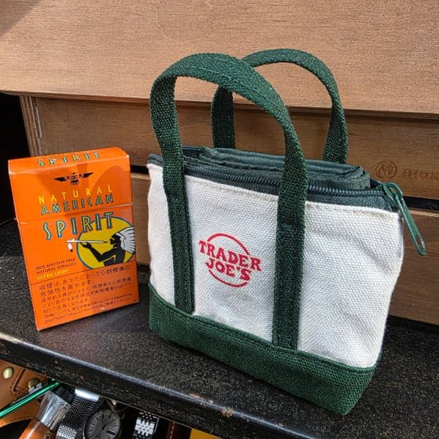 Trader Joe's 마이크로 미니 컨버스 트레이더조 토트백