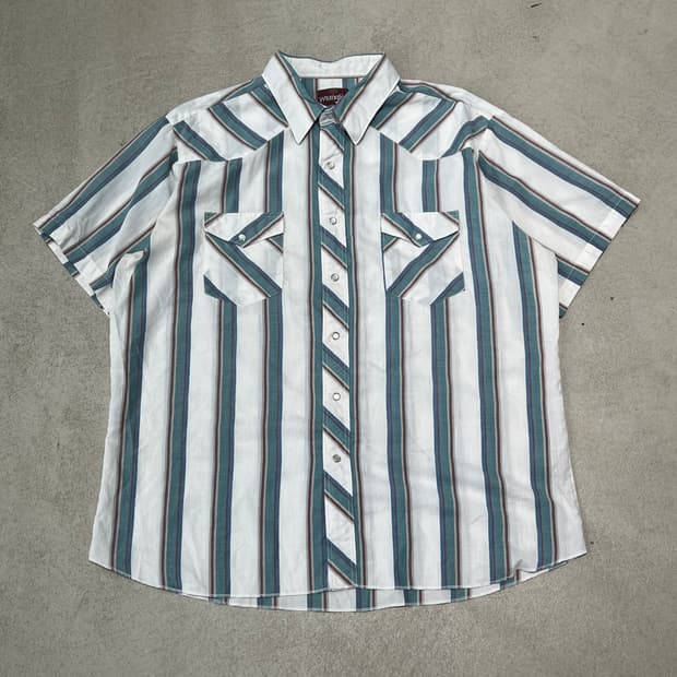 랭글러 웨스턴 하프셔츠 s10662