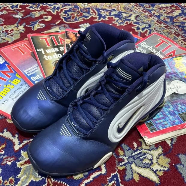 나이키 샥스 2002 네이비 275