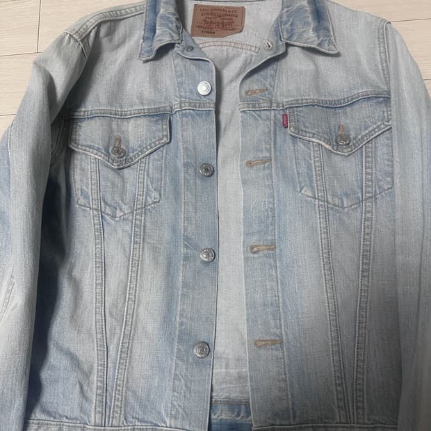 리바이스 청자켓 연청자켓