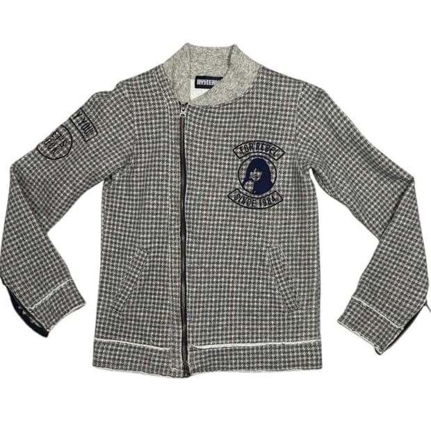 히스테릭 글래머 아카이브 울 캐시미어 혼방 히스걸 라이더 자켓