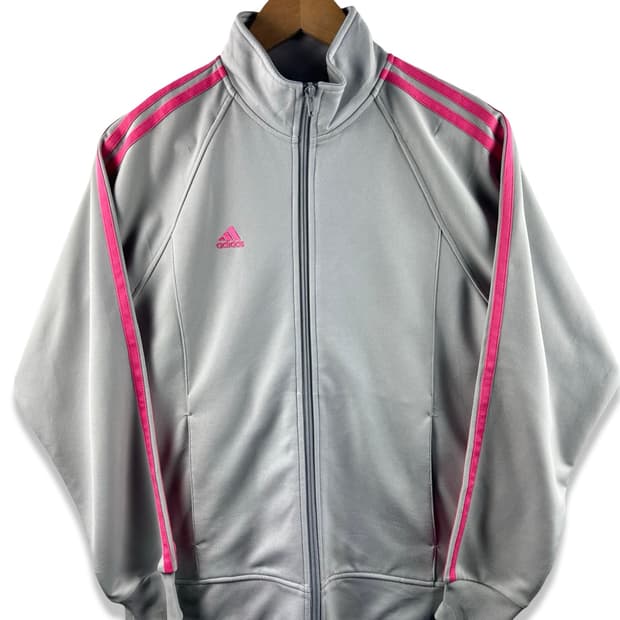 아디다스 그레이핑크 트랙탑져지1985