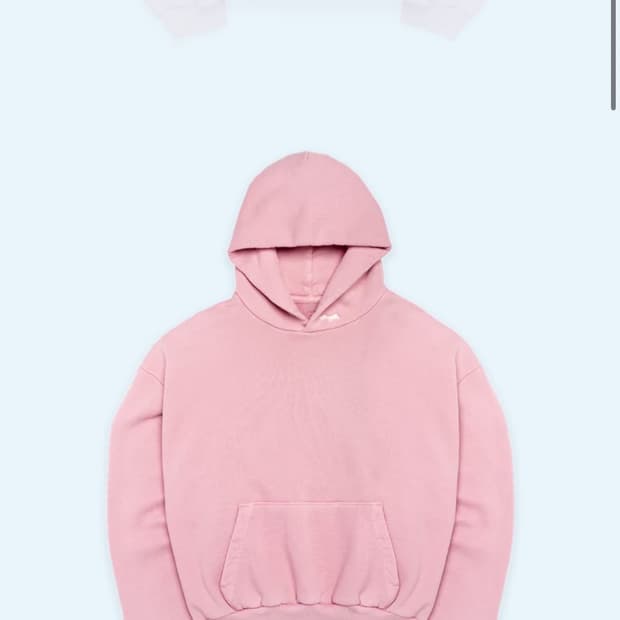 SKYLRK 후디 s cloudy pink