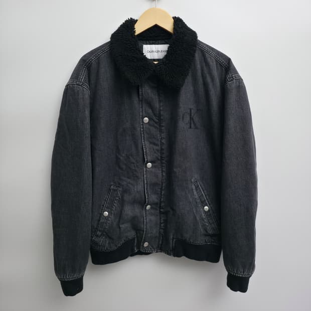 [L] CK 캘빈클라인 블랙 데님 자켓