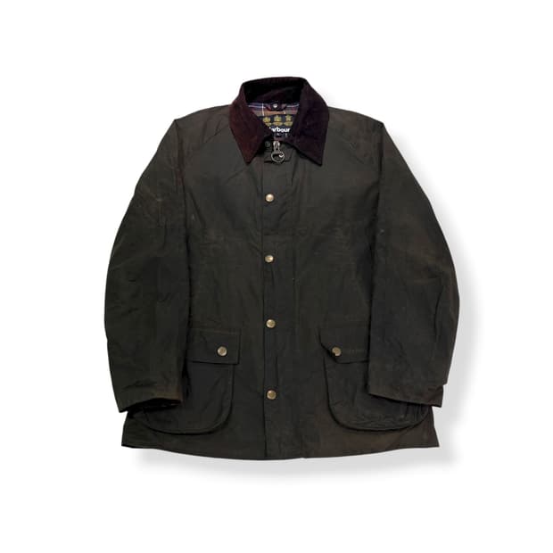100 바버 뷰포트 올리브 자켓