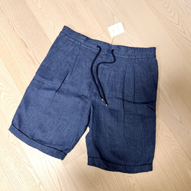 브루넬로 쿠치넬리 / 드로우스트링 버뮤다 반바지 / 50 (새상품)