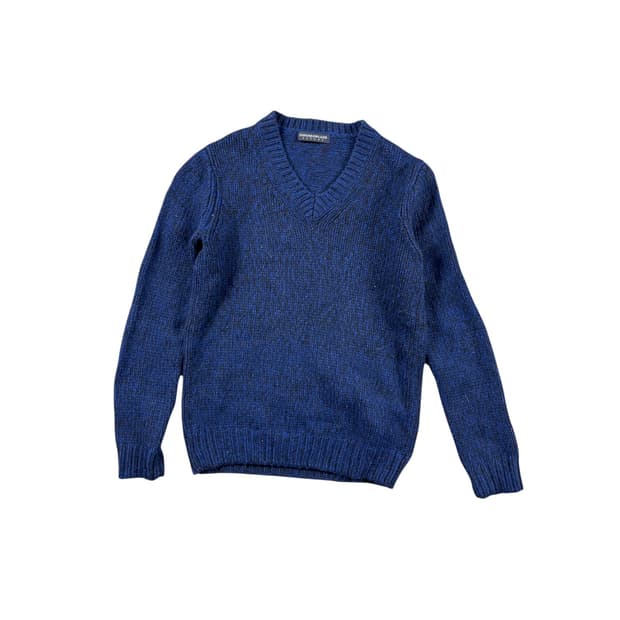 TOMORROWLAND 브이넥 블루 니트 