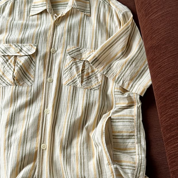 Natural fabric 2way H/S shirket