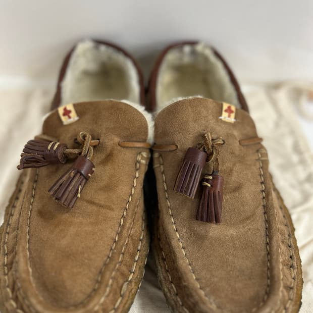 비즈빔 visvim 아일랜드 스웨이드 테슬 슬리퍼 9