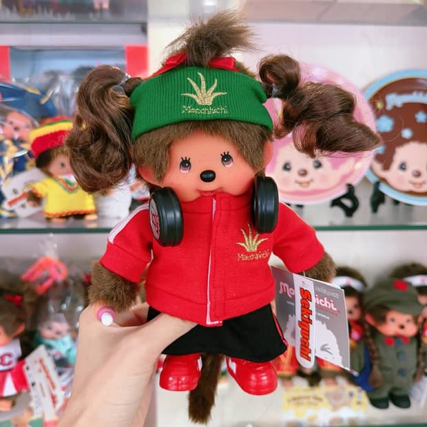 몬치치 DJ 양갈래 포니테일 여아 인형S