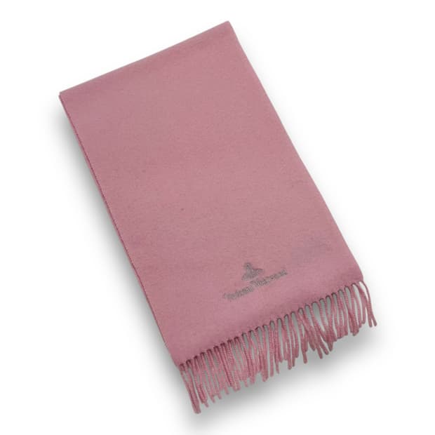 비비안 웨스트우드 ORB 핑크 빈티지 머플러