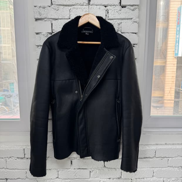 띠어리 양가죽 무스탕 