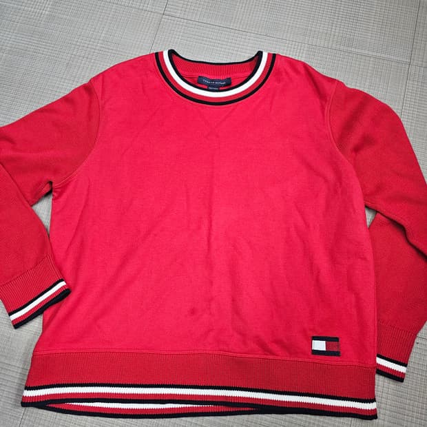 타미힐피거 니트 맨투맨