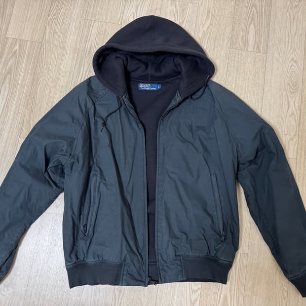 [L] 폴로 랄프로렌 빈티지 후드 블루종 자켓