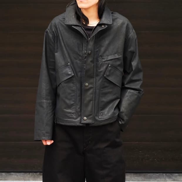 (50)25AW 르메르 레인 숏 자켓 오닉스