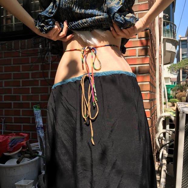 에스닉 홀터 원피스 or 스커트