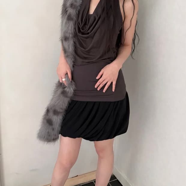 Slouch drape top