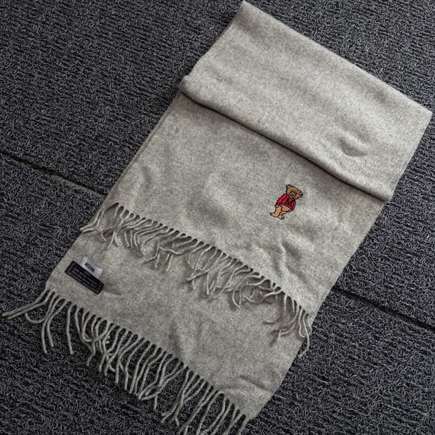 모스키노 테디베어 라나 메리노 울 머플러 1569