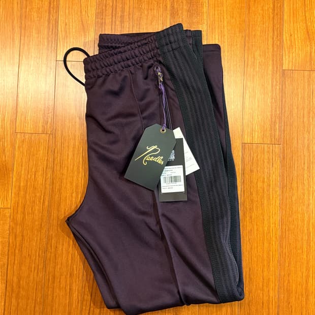 (M) 니들스 24AW 트랙팬츠 내로우핏 퍼플 새제품