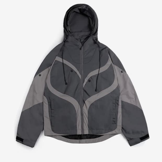 글랙 토비 나일론 자켓 그레이 L