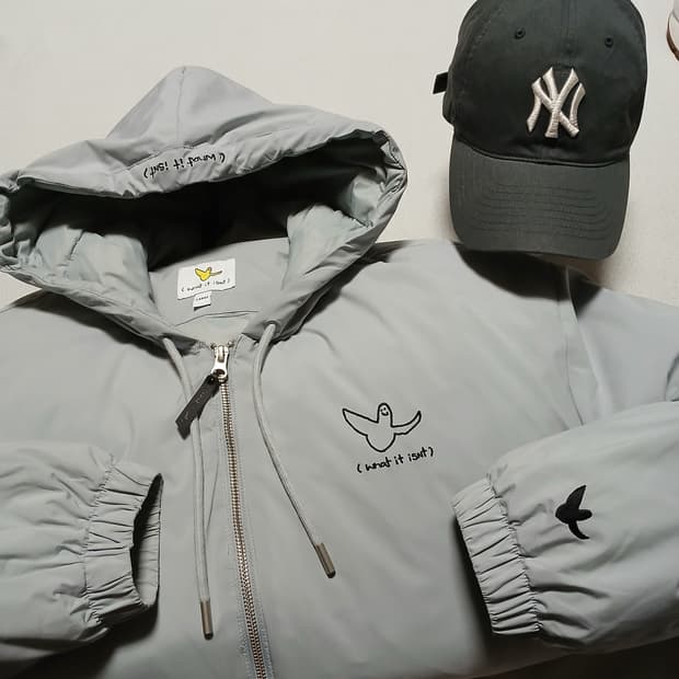 와릿이즌 빵빵 패딩 후드 점퍼 자켓 마크곤잘레스