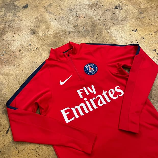 [정품/S] 나이키 파리생제르망 하프집업 트레이닝티 b16