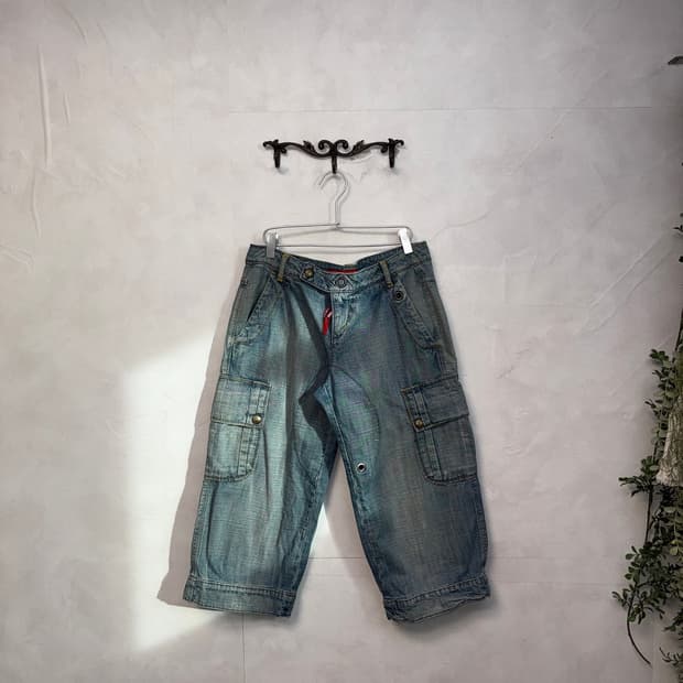MISS SIXTY denim multi pocket capri pt