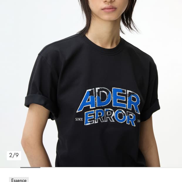 아더에러 EDCA 티셔츠 블랙 L