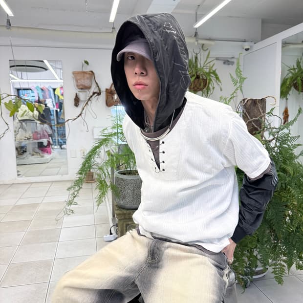 layered boxy t-shirt