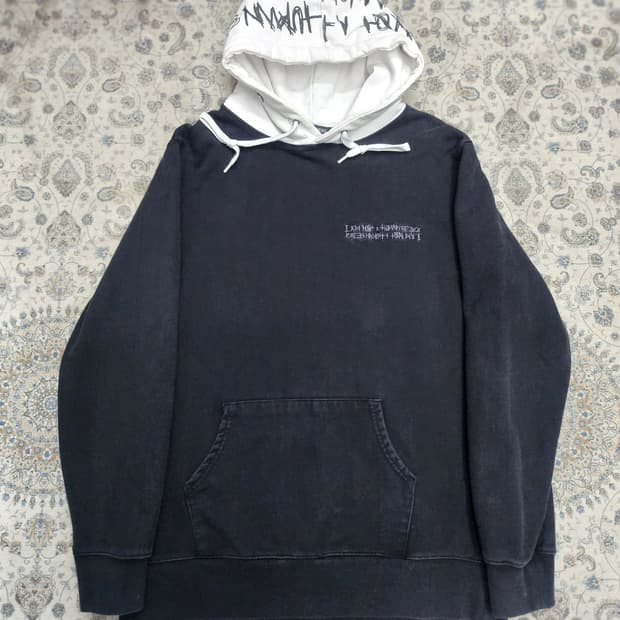 아임낫어휴먼비잉 후드티 L