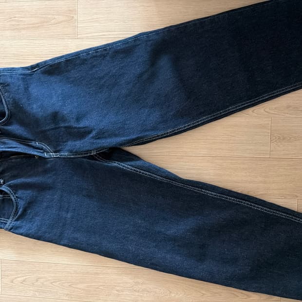 H&M 루즈핏 진(생지 데님)