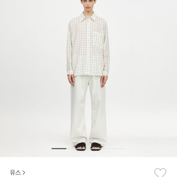 유스 루즈드 체크 셔츠