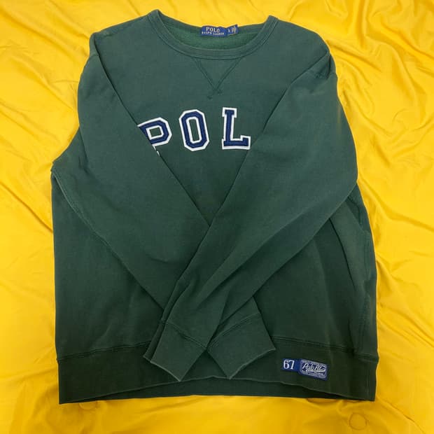 폴로 랄프로렌 딥그린 맨투맨