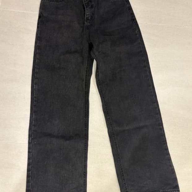 흑청 데님팬츠 M