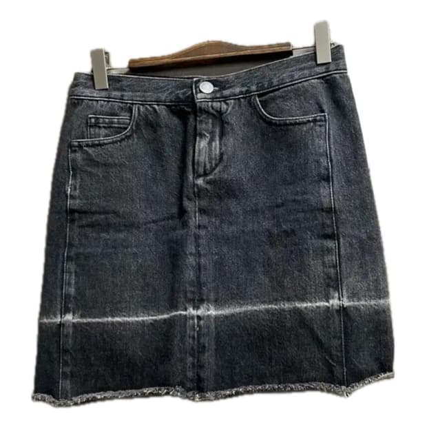 MM6 black denim skirt 데님 스커트