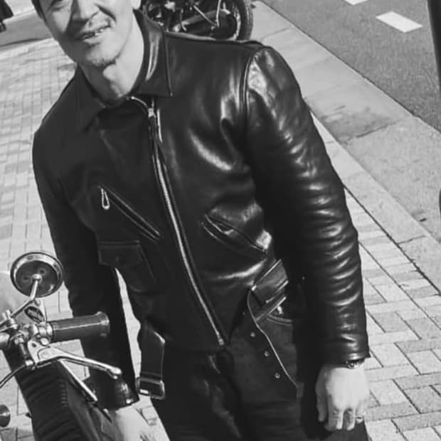 [구매]타임원클로딩 앳라코 가죽 라이더