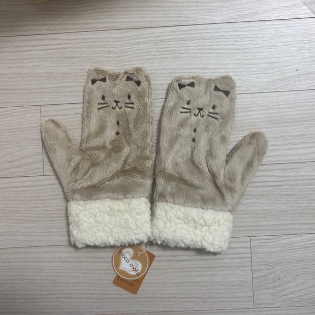 일본 빈티지 고양이 장갑