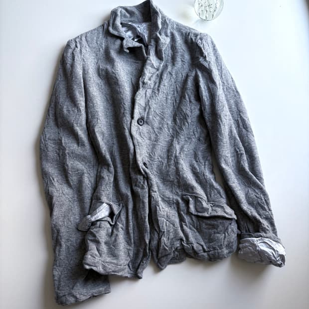 요지 야마모토 느와르 주름가공 자켓