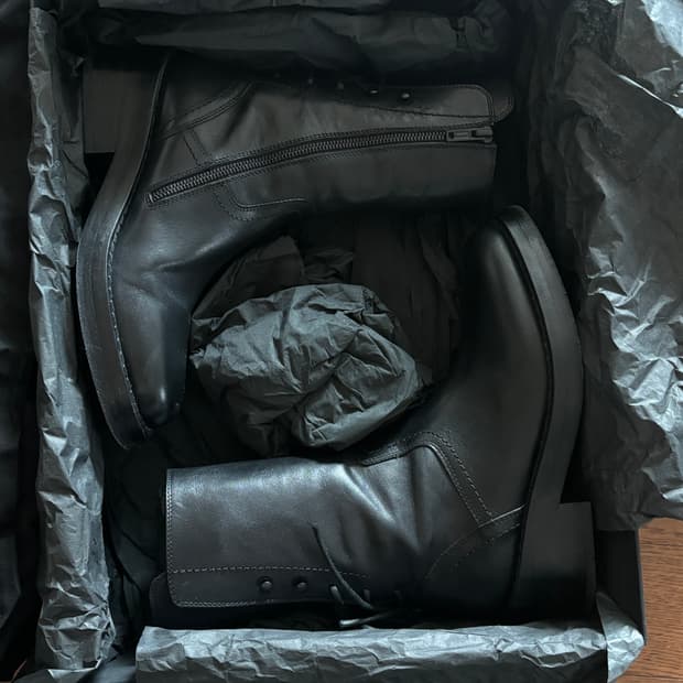 앤드뮐미스터 henrica 백레이스업 부츠 36.5