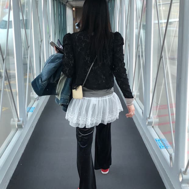 마가린핑거스 레이어드 스커트