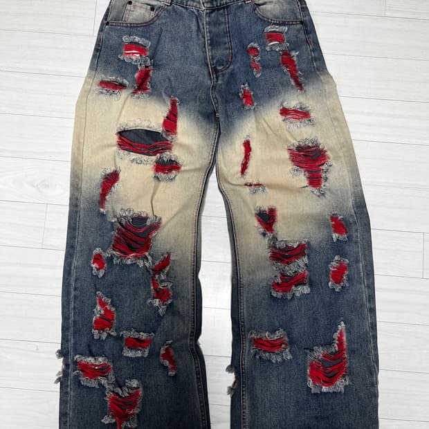 Goldie 데미지 데님팬츠