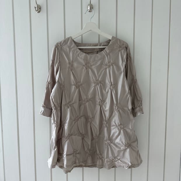 Silky Crumple mini dress