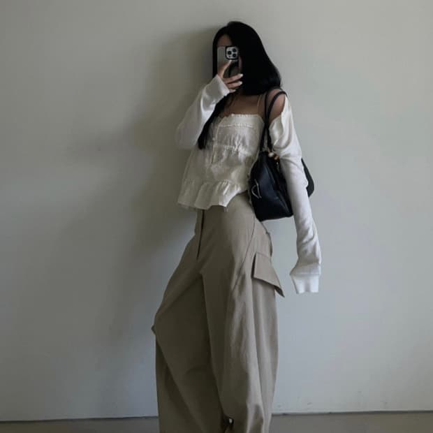 르오브 프리미엄 카고배기팬츠/ 알리 팬츠